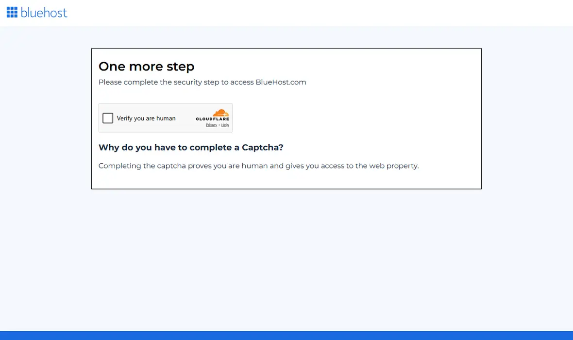 Bluehost WordPress hosting source page